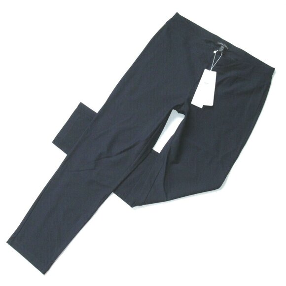 NWT Eileen Fisher Washable Stretch Crepe in Midnight Slim Ankle Pull-on Pants PP - Picture 1 of 6